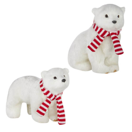 Item 282228  Polar Bear With Scarf Ornament