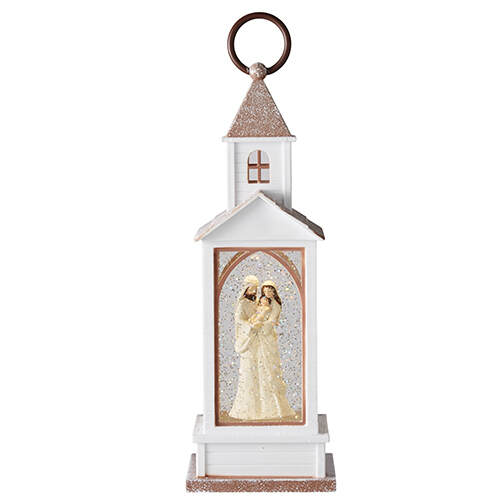 Item 282325 Holy Family Musical Water Chapel Lantern