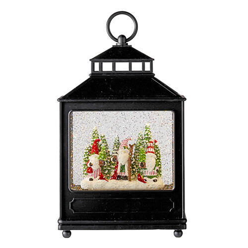 Item 282327 Gnomes In Forest Water Lantern