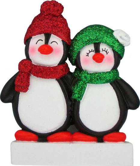 Item 289308 Penguin Family of 2 Ornament