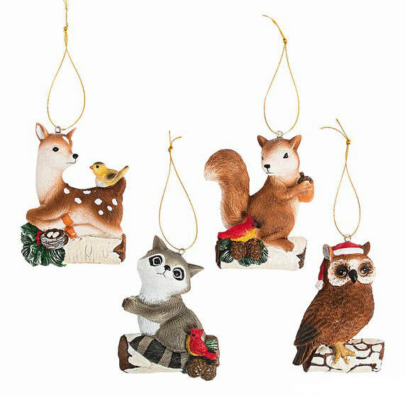 Item 291044 Woodland Animal Ornament