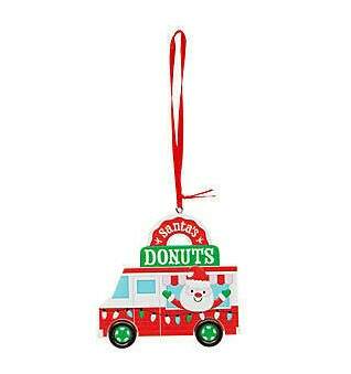 Item 291244 Christmas Donut Truck Ornament