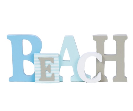 Item 294090 Beach Word Figure/Plaque