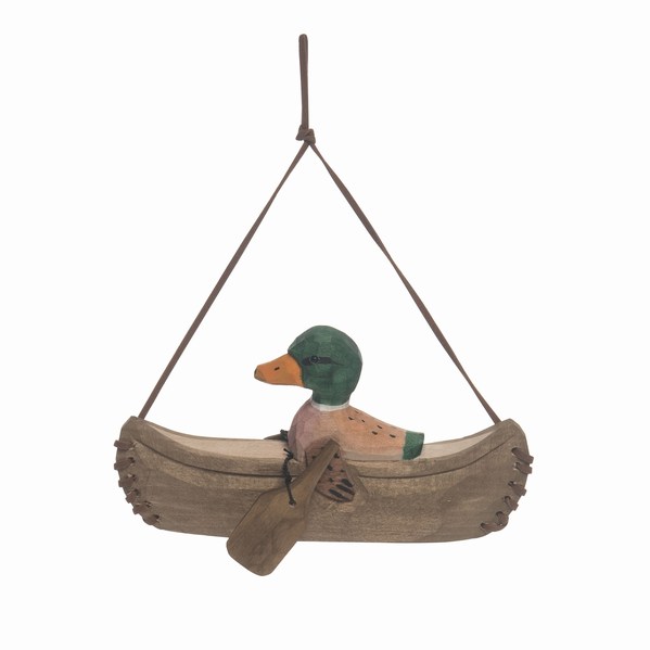 Item 294374 Duck In Rowboat Ornament