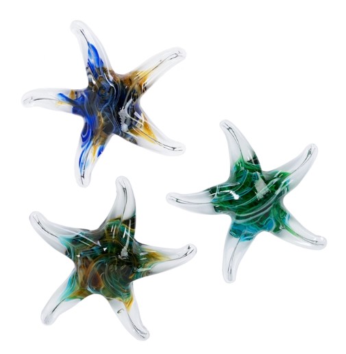 Item 294440 Color Starfish Glass Art