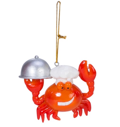 Item 294442 Chef Crab Ornament