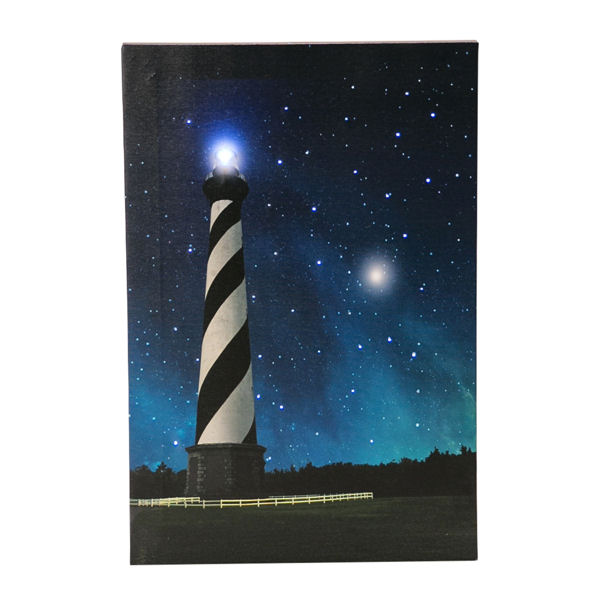 Item 294635 LED Cape Hatteras Lighthouse Canvas Print