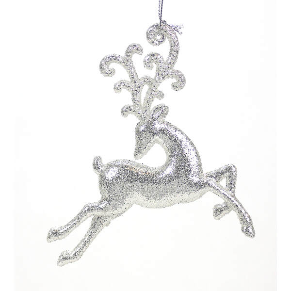 Item 302246 Silver Deer Ornament