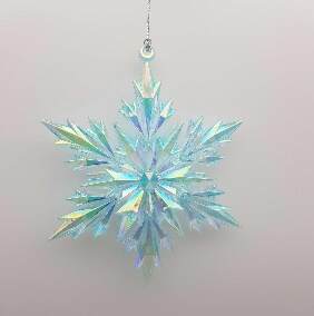 Item 302386 Blue Snowflake Ornament