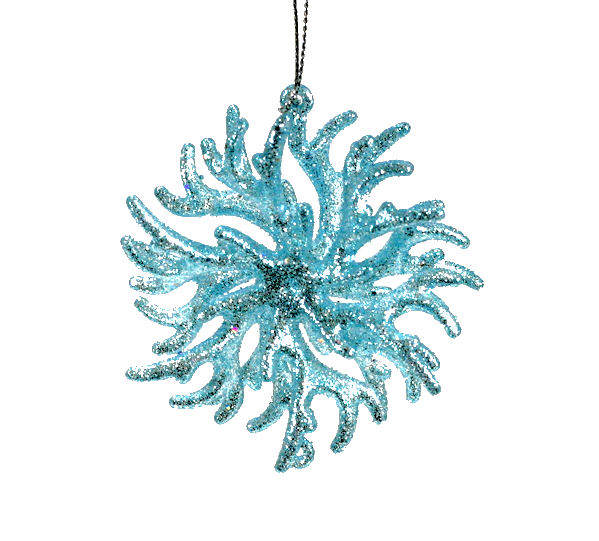Item 303026 Blue Coral Ball Ornament