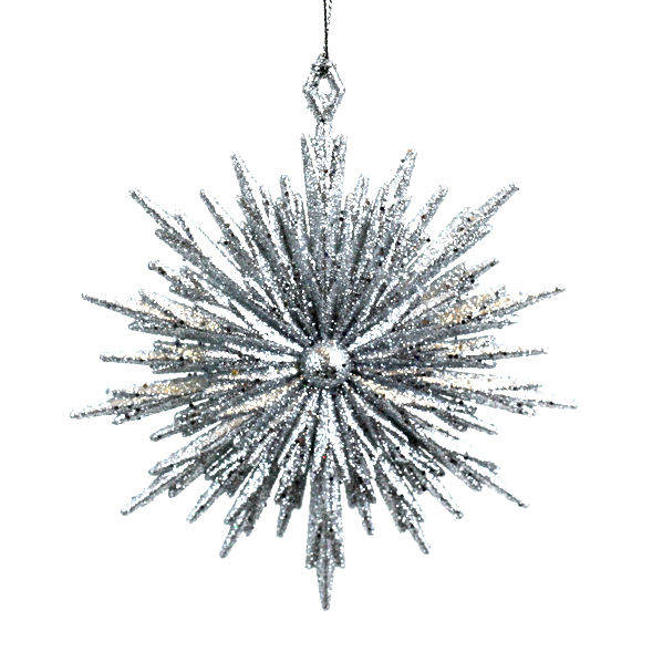Item 303105 Silver Sunburst Ornament