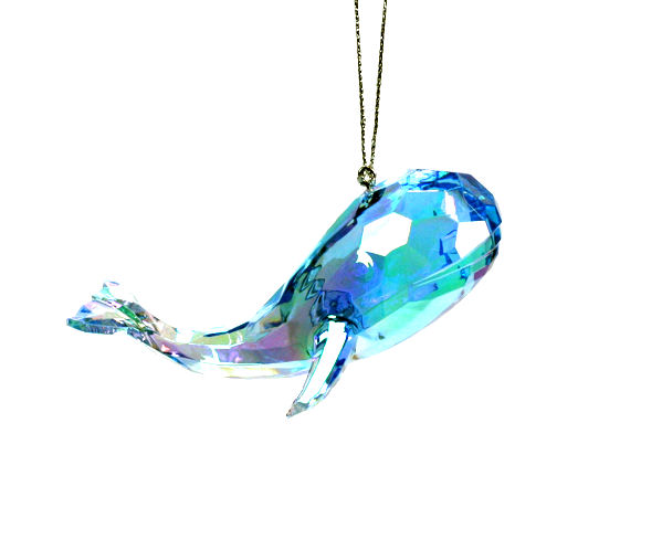 Item 303135 Iridescent Whale Ornament
