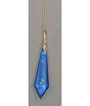 Item 312040 Long Blue Drop Ornament