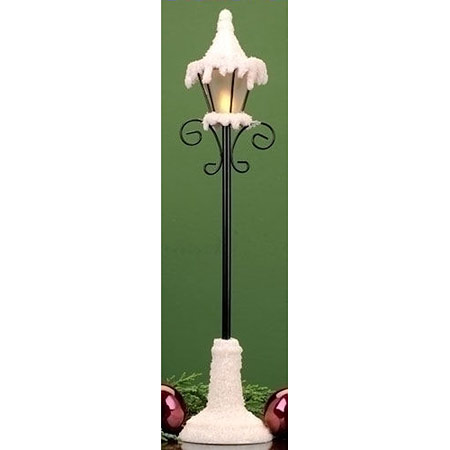 Item 312054 LED Snow Covered Lamppost