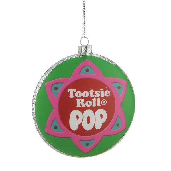 Great Vintage Condition Colorful Pair Tootsie Pop Christmas Ornament