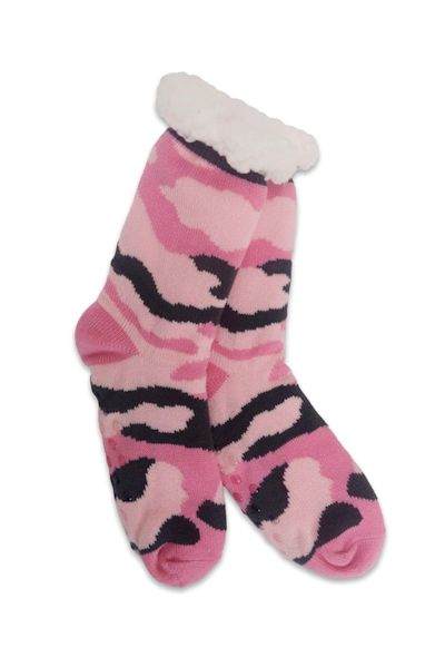 Item 322023 Pink Camouflage Thermal Socks