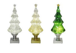 Item 322040 LED Battery Operated Blowing Glitter Tree With Timer