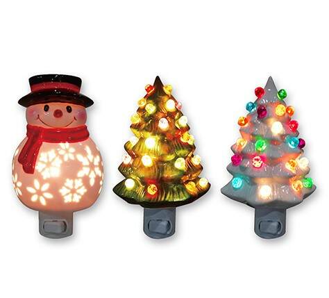 Item 322051 Snowman/Christmas Tree Nightlight