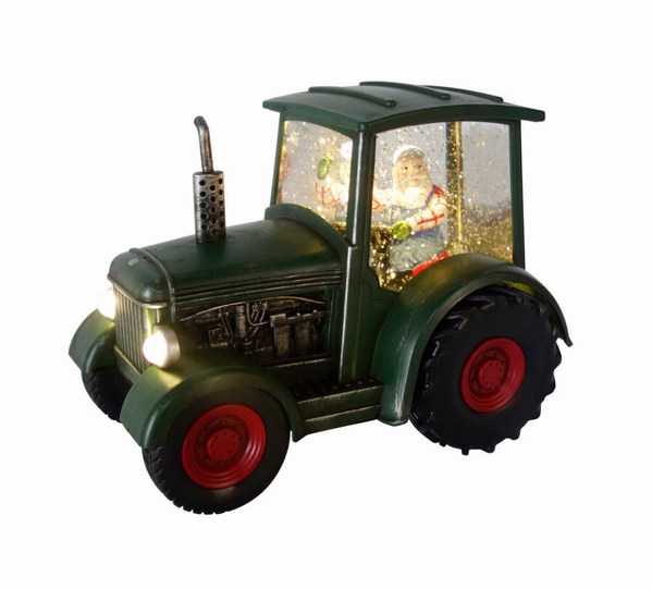 Item 322087 Large Glitter & Water Green Tractor