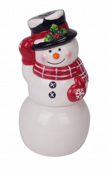Item 322095 Winterberry Snowman Salt and Pepper Shakers