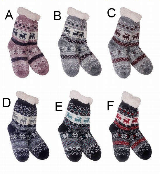 Item 322124 Women's Snowflakes Thermal Socks