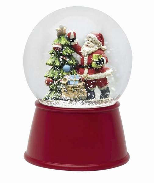 Item 322321 Santa With Tree Musical Water Globe