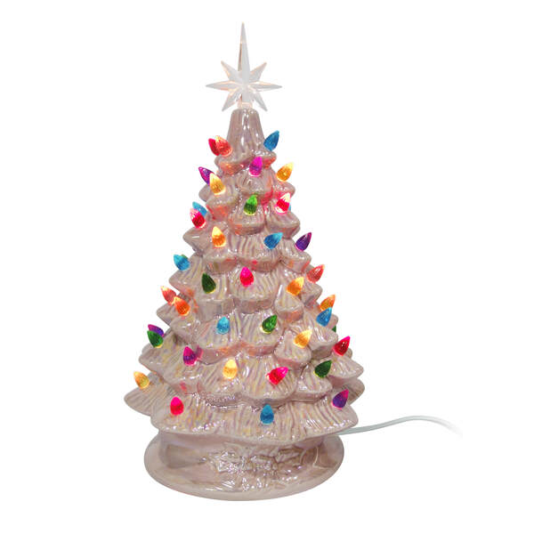 Item 322592 Pink Pearlized Ceramic Tree