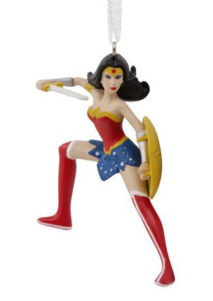 Item 333043 Wonder Woman With Sword And Shield Ornament