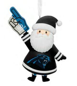 Item 333071 NFL Santa Carolina Panthers Ornament