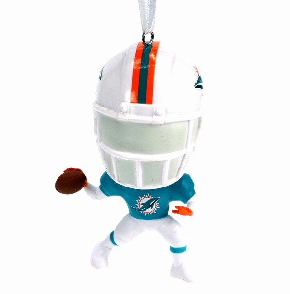 Item 333155 Miami Dolphins Bouncing Buddy Ornament
