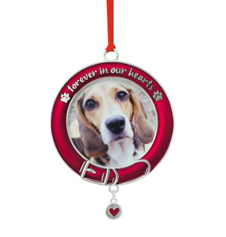 Item 333244 Memorial Pet Photo Frame Ornament
