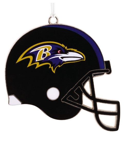 Item 333312 Baltimore Ravens Helmet Ornament