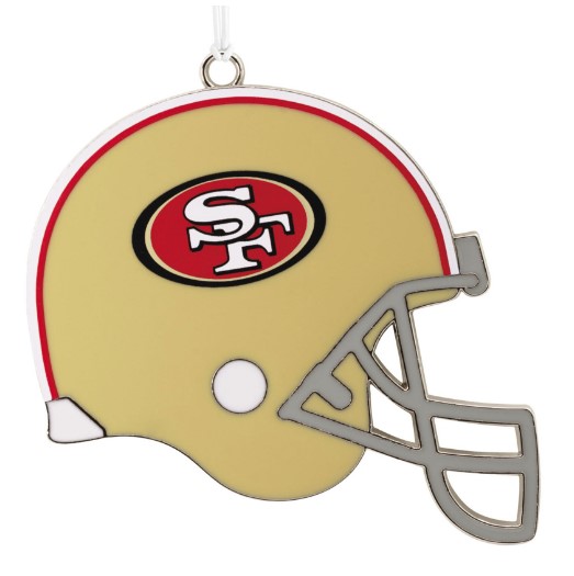 Item 333333 San Francisco 49ers Helmet Ornament