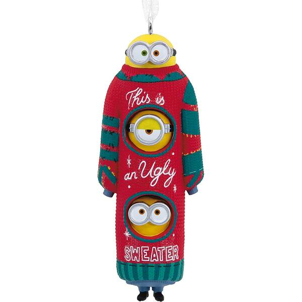 Item 333399 Minions In Ugly Christmas Sweater Ornament