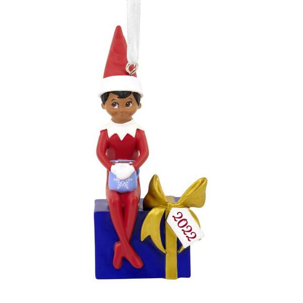 Item 333477 African American Elf On The Shelf Ornament
