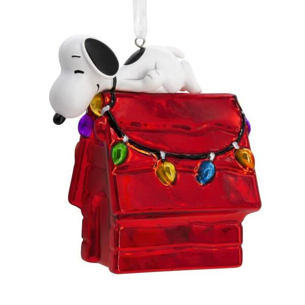 Item 333729 Snoopy On Dog House Ornament