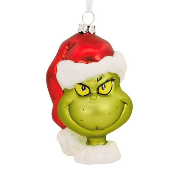 Item 333738 Grinch Head Ornament