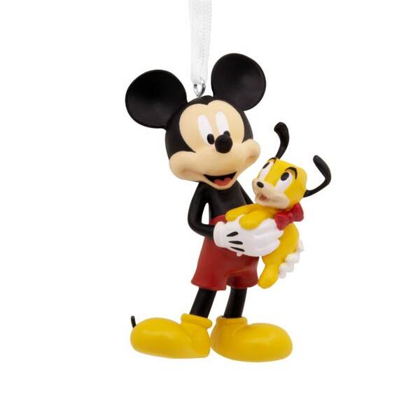 Item 333790 Mickey Holding Puppy Ornament