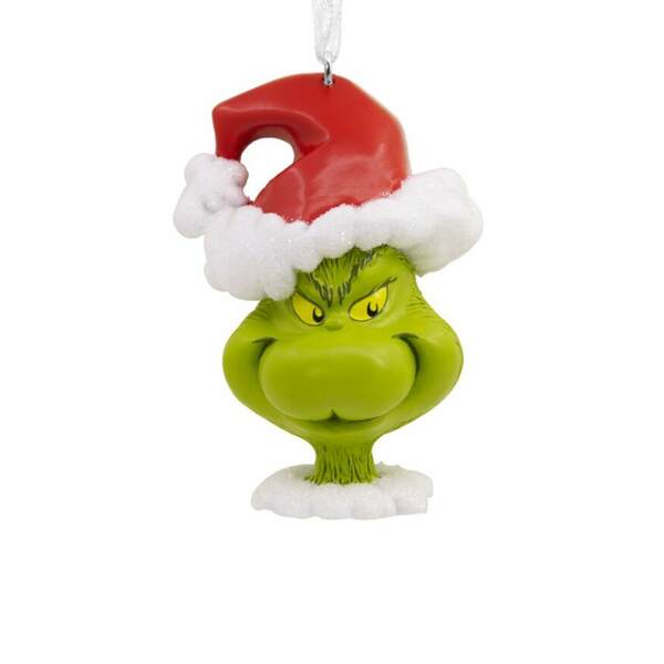 Item 333825 Grinch Head Ornament