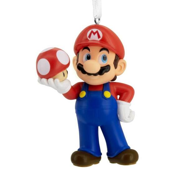 Item 333838 Mario With Mushroom Ornament