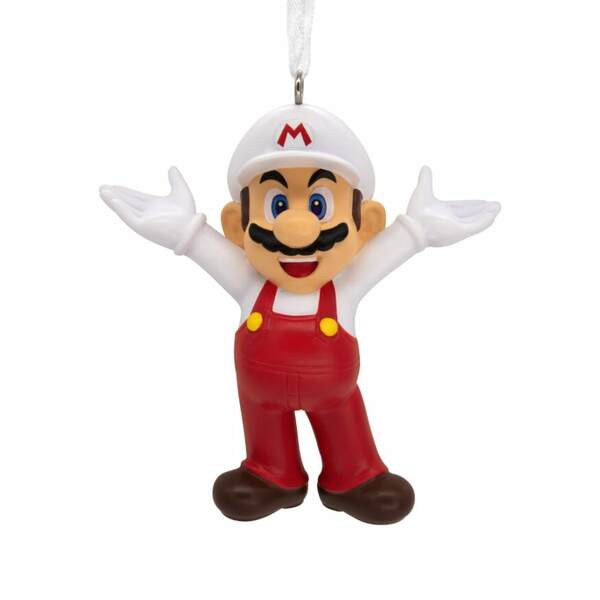 Item 333841 Fire Ball Mario Ornament