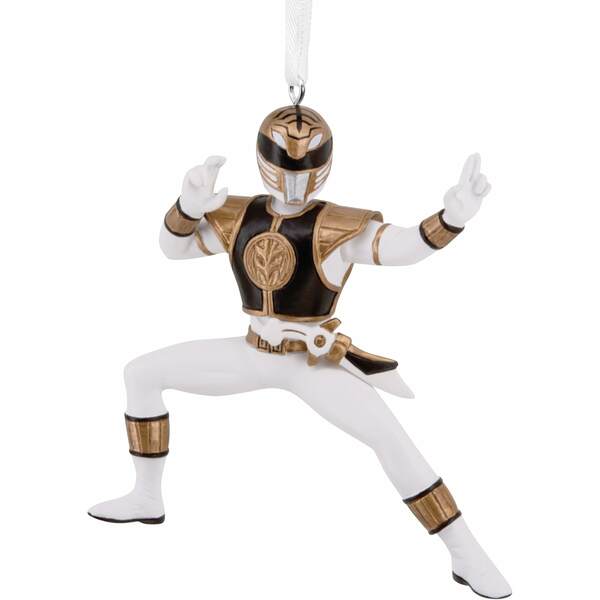 Item 333878 White Power Ranger Ornament