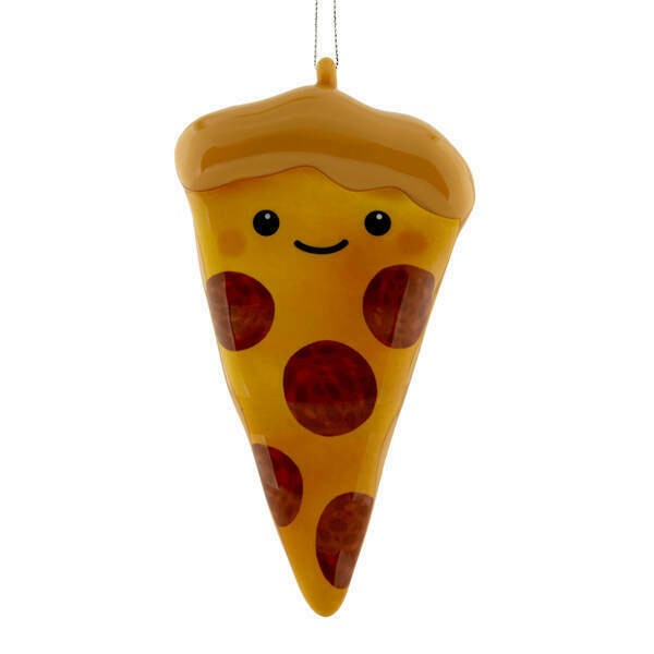 Item 333980 Pizza Slice Shiny Ornament