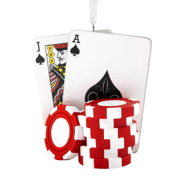 Item 333996 Poker Chip Ornament