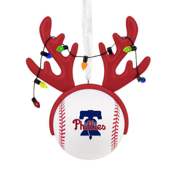 Item 334026 Reindeer Baseball Phialdelphia Phillies Ornament