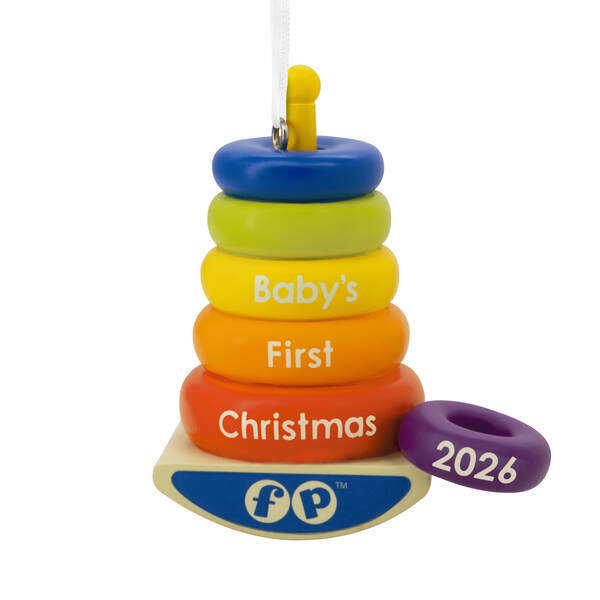 Item 334083 Babys First Stacker Dated 2026 Ornament
