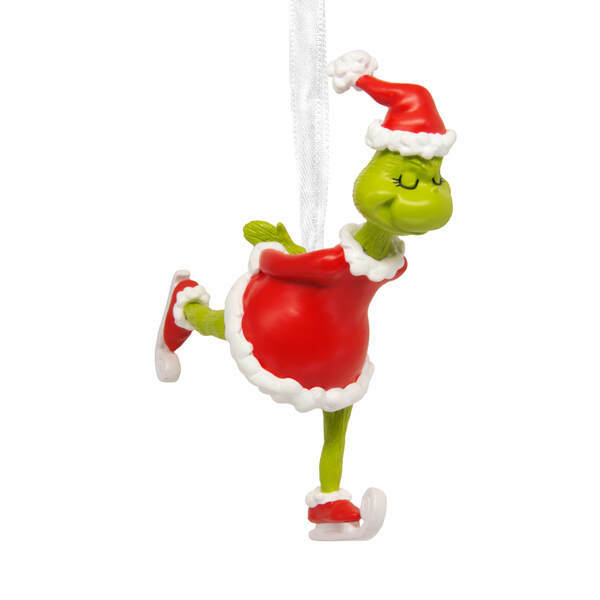 Item 334085 Grinch Ice Skating Ornament