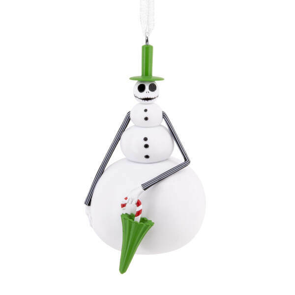 Item 334100 Jack Skellington Snowman Ornament