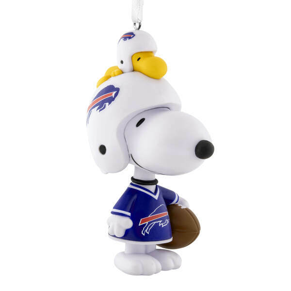 Item 334145 Peanuts Bouncing Buddy Buffalo Bills Ornament