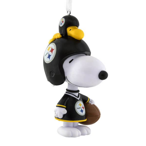Item 334156 Peanuts Bouncing Buddy Pittsburgh Steelers Ornament